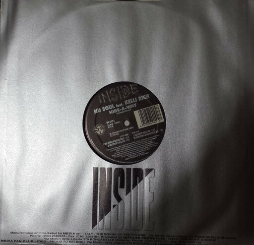 【中古】伊12” Nu Soul, Kelli Rich Hide-A-Way IN6121 Inside /00250 【中古】伊12” Nu Soul, Kelli Rich Hide-A-Way IN6121 Inside /00250