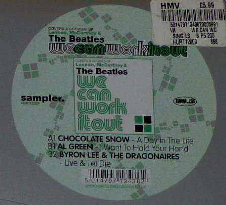 ・アーティスト Various ・タイトル We Can Work It Out - Covers & Cookies ・レーベル Harmless HURT12009 ・フォーマット 12インチレコード ・コンディション(盤) 非常に良い(EX) ・コンディション(ジャケット) 良い (VG+) ・コンディション(帯) オビなし ・特記事項 サンプル画像です。実際の商品の画像ではありません 商品写真はバーコード/カタログ番号に対応したサンプル画像ですので、お送りする商品の画像ではありません。帯やライナーなどの付属品は、特記事項に記載されている場合のみ含まれます。プロモやカラーレコードなどの仕様についても、該当する場合のみ特記事項に記載しています。 【ご購入前に必ずご確認ください】 ・本店サイト(www.recordcity.jp)とは価格、送料が違います ・本店サイト、その他支店のオーダーとは同梱発送できません ・別倉庫から発送しているため、店頭受け渡しは対応しておりません ・一部商品は他の通販サイトでも販売しているため、ご注文のタイミングによっては商品のご用意ができない場合がございます。 ・土日祝日はお休みです 金曜・祝前日9時以降のご連絡またはご入金は、返答または発送が週明け・祝日明けに順次対応となります。 ・ご購入後のキャンセル不可 ご購入後のキャンセルはいかなる理由においてもお受けできません。ご了承の上、ご購入くださいませ。 ・日本郵便(ゆうパック/ゆうメール)によるお届けになります。 ・中古品であることをご理解ください 当ストアではお客様よりお譲りいただいた中古商品を主に販売しております。中古品であることをご理解の上ご購入ください。また、一部商品はRecordCityオンラインストアで試聴可能です。 ・返品について お客様のご都合による返品は一切承っておりません。 表記の内容と実際の商品に相違がある場合、また針飛び等で返品・返金をご希望される場合は、商品の到着後1週間以内にご連絡ください。商品の返送をこちらで確認後、キャンセル・返金を行います。 コンディションVG以下の商品は返品できません。プレイに影響のない表面のこすれ傷、プレス起因のノイズ盤は返品の対象外です。 【コンディション表記】 ・ほぼ新品(M-)(Like New) 完全な新品。未使用。当店ではほぼ使用しません ・非常に良い(EX)(Excellent) 中古盤として美品な状態。わずかな経年を感じるものの傷みを感じさせない、当店基準で最高の状態 ・良い(VG+)(Very Good Plus) 丁寧に扱われた中古品で、軽い使用感がみられる。 ・可(VG)(Acceptable) 使い込まれた中古品で、「良い」よりもさらに使用感がみられる。 ・悪い(VG-)(Bad) 状態が悪いアイテム。使用の保障はなく、再生不可、針飛び、目立つノイズがあるかもしれない。状態によるクレーム不可。返品不可。 ・非常に悪い(G)(Very Bad) 「悪い」よりさらに状態が悪いアイテム。使用の保障はなく、再生不可、針飛び、目立つノイズがあるかもしれない。状態によるクレーム不可。返品不可。 ・ジャンク(Fair)(Junk/Fair) 割れている、反っている、水ダメージがある、カビ、ジャケットが分離している、ひどい書き込み、ひどい擦れなど最低の状態。使用の保障はなく、再生不可、針飛び、目立つノイズがあるかもしれない。状態によるクレーム不可。返品不可。 ・ジャンク(Poor)(Junk/Poor) 割れている、反っている、水ダメージがある、カビ、ジャケットが分離している、ひどい書き込み、ひどい擦れなど最低の状態。使用の保障はなく、再生不可、針飛び、目立つノイズがあるかもしれない。状態によるクレーム不可。返品不可。