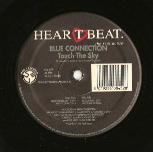 【中古】伊12” Blue Connection Touch The Sky HB077 Heartbeat /00250