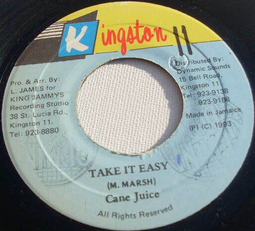 【中古】ジャマイカ7” Cane Juice Take It Easy NONE Kingston 11 /00080