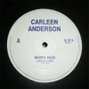 【中古】英12” Carleen Anderson Mama Said CA10112 Not On Label /00250