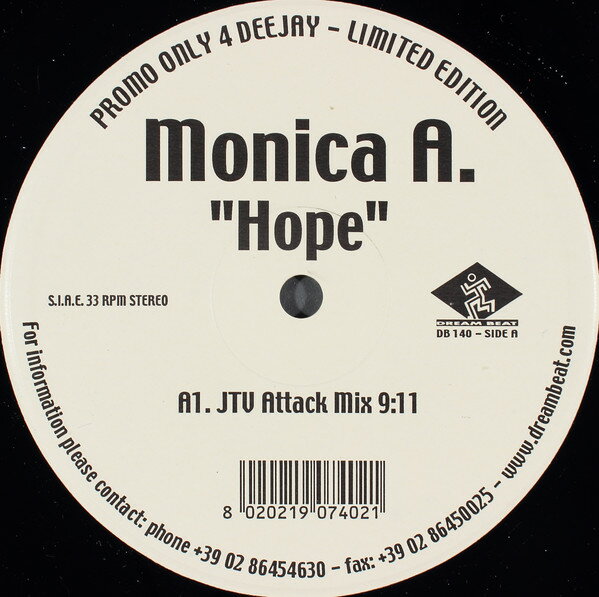 【中古】伊2x12” Monica Anderson Hope DB140 Dream Beat /00250
