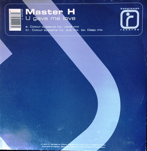 【中古】英12” Master H U Gave Me Love BMAN7 Boogieman Records /00250 【中古】英12” Master H U Gave Me Love BMAN7 Boogieman Records /00250