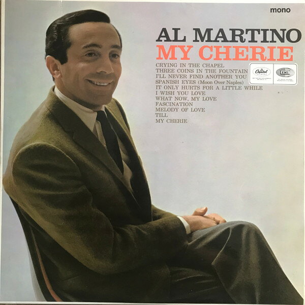 【中古】英LP Al Martino My Cherie T2362 Capitol Records /00260