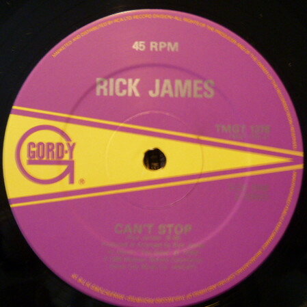 Artist Name: O - 【中古】英12” Rick James Cant Stop TMGT1378 Gordy /00250