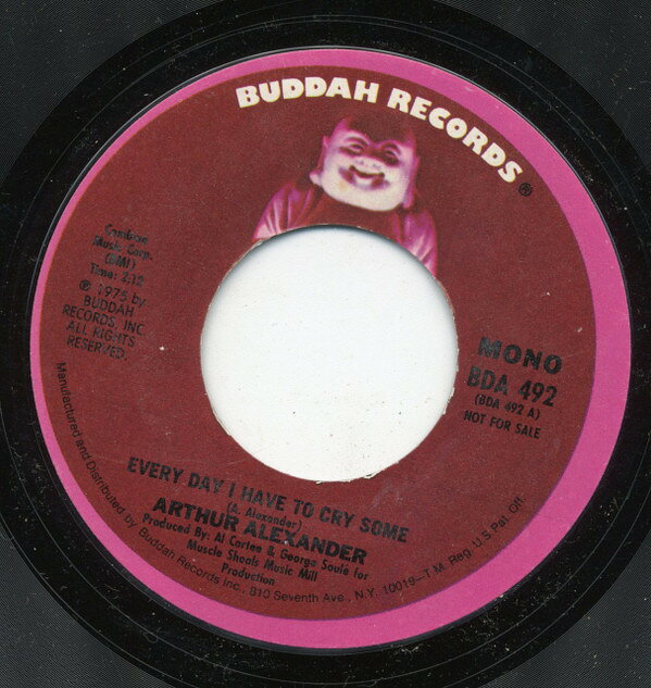 Artist Name: K - 【中古】加7” Arthur Alexander Every Day I Have To Cry Some BDA492PROMO Buddah Records プロモ /00080