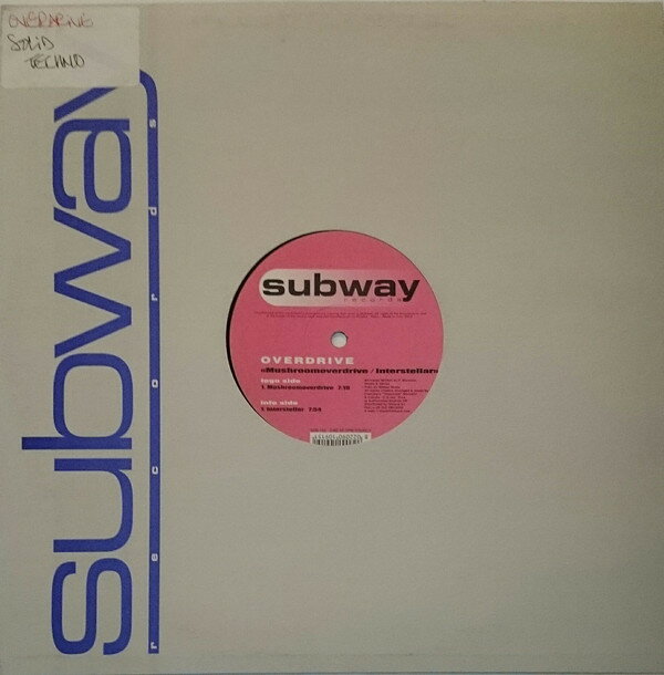 【中古】伊12” Overdrive Mushroomoverdrive / Interstellar SUB183 Subway Records /00250