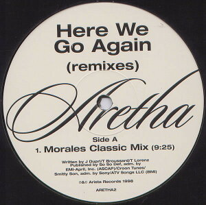 【中古】英2discs 12” Aretha Franklin Here We Go Again (Remixes) ARETHA2 Arista /00500