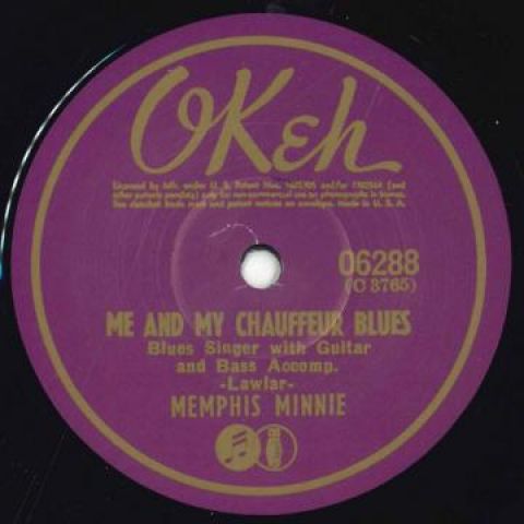 【新品】7インチ Memphis Minnie Me And My Chauffeur Blues / Cant Afford To Los...