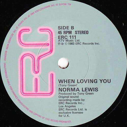 【中古】英12” Norma Lewis For All We Know L111 ERC Records /00250