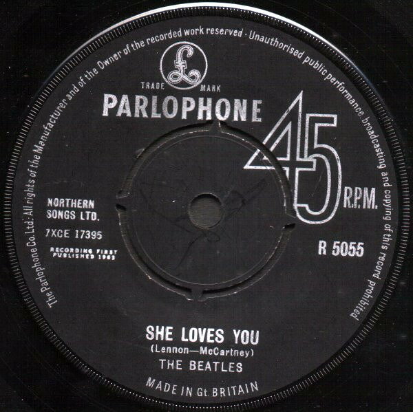 【中古】英7” Beatles She Loves You / Ill Get You R5055 Parlophone /00080