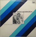 【中古】英2discs LP Dinah Washington Sings The Great Standards VJD522 Jazz Vogue /006...
