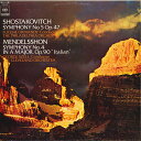 【中古】LP Shostakovich Mendelsshon Symphony No.5 OP/47 Symphony No.4 In A Major. Op90 SOCJ26 CBS SONY /00260
