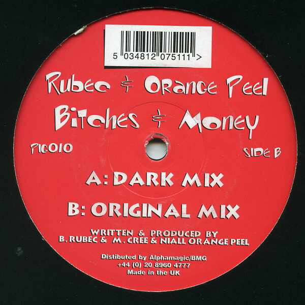 【中古】英12” Rubec & DJ Orange Peel Bitches & Money PIG010 Pig Pen /00250