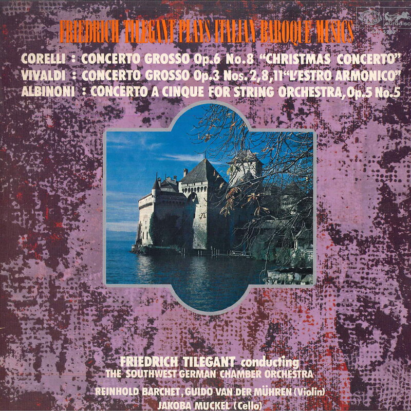 【中古】LP Friedrich Tilegant イタリアン・バロック名演集 SH5287PROMO SEVEN SEAS プロモ /00260