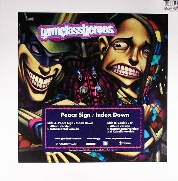 【中古】12” Gym Class Heroes Peace Sign / Index Down MRL19801020 Fueled By Ramen /00250