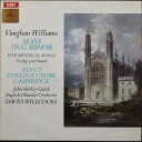【中古】英LP Ralph Vaughan Williams / David Mass In G Minor ASD2458 His Masters Voice...