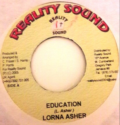 【中古】ジャマイカ7” Lorna Asher / Culture Rebel Education / The King Is Coming NONE Reality Sound /00080
