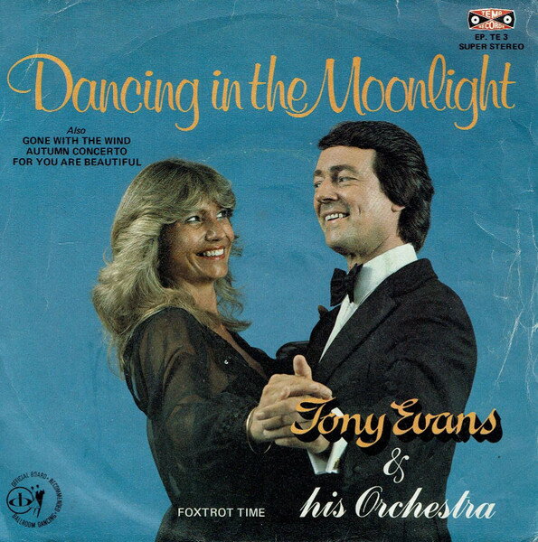 【中古】英7” Tony Evans & His Orchestra Dancing In The Moonlight EPTE3 Tema Records /00080