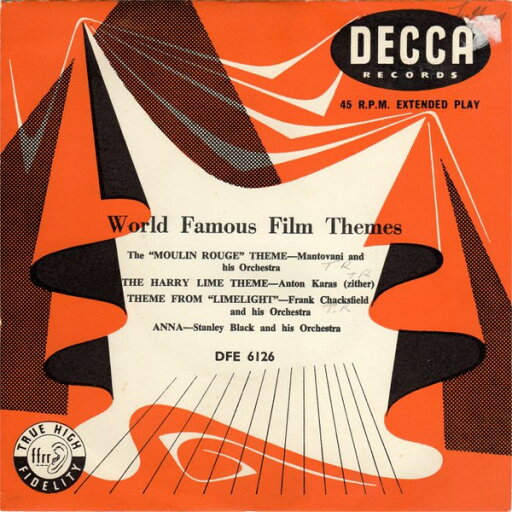 【中古】英7” Various World Famous Film Themes DFE6126 Decca /00080 【中古】英7” Various World Famous Film Themes DFE6126 Decca /00080
