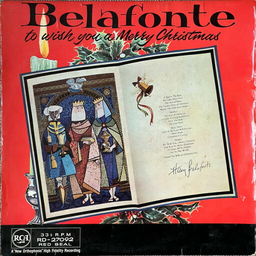 【中古】英LP Harry Belafonte To Wish You A Merry Christmas RD27092 RCA /00260 【中古】英LP Harry Belafonte To Wish You A Merry Christmas RD27092 RCA /00260