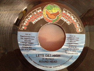 【中古】ジャマイカ7” Round Head Lets Get High NONE Togetherness Records /00080 【中古】ジャマイカ7” Round Head Lets Get High NONE Togetherness Records /00080
