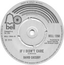【中古】英7” David Cassidy If I Didnt Care BELL1350 Bell Records /00080