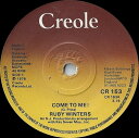 【中古】英7” Ruby Winters Come To Me! CR153 Creole Records /00080