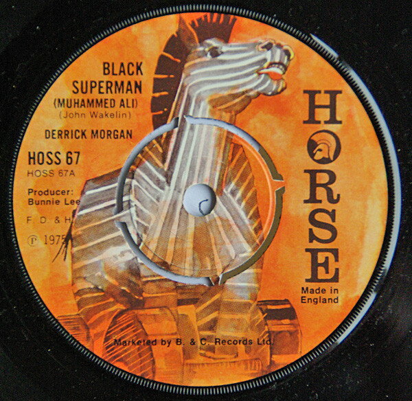 【中古】英7” Derrick Morgan Black Superman (Muhammed Ali) HOSS67 Horse /00080