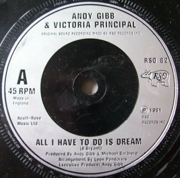 쥳ɥƥ ŷԾŹ㤨֡š۱7 Andy Gibb / Victoria Principal All I Have To Do Is Dream RSO82 RSO /00080פβǤʤ785ߤˤʤޤ