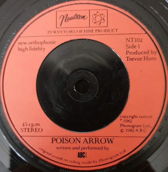 【中古】英7” ABC Poison Arrow NT102 Neutron Records /00080