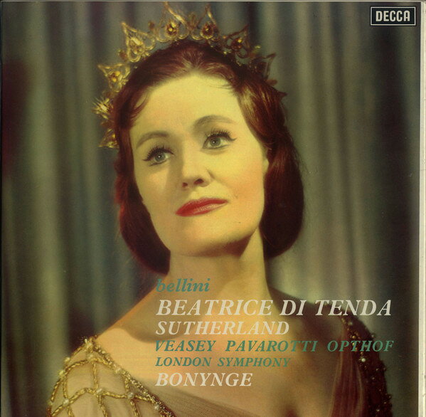 【中古】英4LP Vincenzo Bellini / Joan Suther Beatrice Di Tenda SET3202 Decca /00880