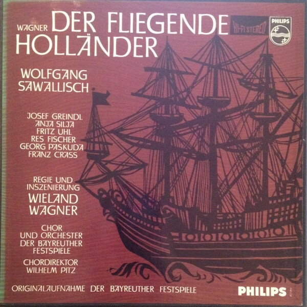【中古】独4LP Richard Wagner Der Fliegende Hollander 83510406AY Philips /01026