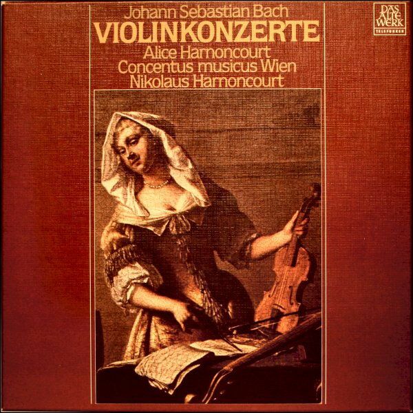 【中古】独3LP Johann Sebastian Bach - Alice Violinkonzerte 635610DX Telefunken /00520