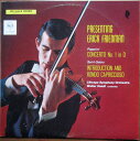 【中古】独LP Erick Friedman - Niccolo Pagan Paganini: Concerto No.1 In D/Saint-Saens:...