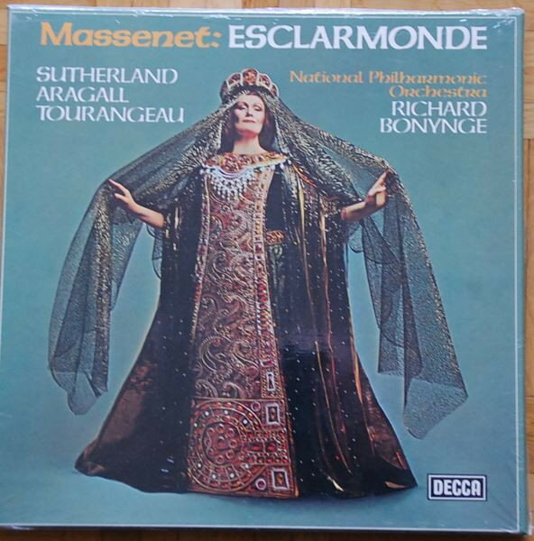 【中古】独4LP Jules Massenet / Joan Sutherla Esclarmonde 635330FX Decca /00862