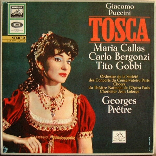 【中古】独3LP Giacomo Puccini - Maria Callas Tosca SMA18001 Electrola /00520
