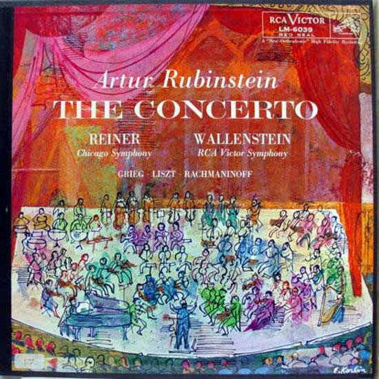 【中古】米3LP Arthur Rubinstein - Fritz Rein The Concerto LM6039 RCA Victor /00612