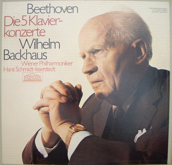 【中古】スイス4discs LP Ludwig van Beethoven - Wilhelm Die 5 Klavierkonzerte 79797 Parn...