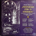 【中古】独2x10” Orazio Benevoli - Franz Sauer Festmesse Fur 53 Stimmen (Consecration ...