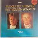 【中古】独3LP Rudolf Buchbinder - Ludwig van Beethoven-Sonaten Vol. 3 635581FK Telefu...