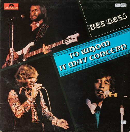 【中古】英LP Bee Gees To Whom It May Concern 2383139 Polydor /00260 【中古】英LP Bee Gees To Whom It May Concern 2383139 Polydor /00260