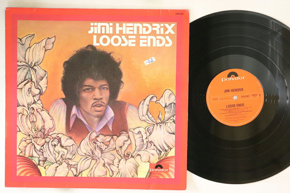 ・アーティスト Jimi Hendrix ・タイトル Loose Ends ・レーベル・型番 Polydor 2310301 ・フォーマット LPレコード ・コンディション(盤) 良い (VG+) ・コンディション(ジャケット) 良い (VG+) ・コンディション(帯) オビなし ・特記事項 【カバーにシール付着】 実際に発送される商品の画像です 【ご購入前に必ずご確認ください】 ・本店サイト(www.recordcity.jp)とは価格、送料が違います ・本店サイト、その他支店のオーダーとは同梱発送できません ・注文確定後に別の注文を頂いた場合、注文同士の同梱は致しかねます。 ・別倉庫から発送しているため、店頭受け渡しは対応しておりません ・一部商品は他の通販サイトでも販売しているため、ご注文のタイミングによっては商品のご用意ができない場合がございます。 ・土日祝日はお休みです 金曜・祝前日9時以降のご連絡またはご入金は、返答または発送が週明け・祝日明けに順次対応となります。 ・ご購入後のキャンセル不可 ご購入後のキャンセルはいかなる理由においてもお受けできません。ご了承の上、ご購入くださいませ。 ・日本郵便(ゆうパック/ゆうメール)によるお届けになります。 ・中古品であることをご理解ください 当ストアでは中古商品を主に販売しております。中古品であることをご理解の上ご購入ください。また、一部商品はRecordCityオンラインストアで試聴可能です。 ・返品について お客様のご都合による返品は一切承っておりません。 表記の内容と実際の商品に相違がある場合、また針飛び等で返品・返金をご希望される場合は、商品の到着後1週間以内にご連絡ください。商品の返送をこちらで確認後、キャンセル・返金を行います。 コンディションVG以下の商品は返品できません。プレイに影響のない表面のこすれ傷、プレス起因のノイズ盤は返品の対象外です。 【コンディション表記】 ・ほぼ新品(M-)(Like New) 完全な新品。未使用。当店ではほぼ使用しません ・非常に良い(EX)(Excellent) 中古盤として美品な状態。わずかな経年を感じるものの傷みを感じさせない、当店基準で最高の状態 ・良い(VG+)(Very Good Plus) 丁寧に扱われた中古品で、軽い使用感がみられる。 ・可(VG)(Acceptable) 使い込まれた中古品で、「良い」よりもさらに使用感がみられる。 ・悪い(VG-)(Bad) 状態が悪いアイテム。使用の保障はなく、再生不可、針飛び、目立つノイズがあるかもしれない。状態によるクレーム不可。返品不可。 ・非常に悪い(G)(Very Bad) 「悪い」よりさらに状態が悪いアイテム。使用の保障はなく、再生不可、針飛び、目立つノイズがあるかもしれない。状態によるクレーム不可。返品不可。 ・ジャンク(Fair)(Junk/Fair) 割れている、反っている、水ダメージがある、カビ、ジャケットが分離している、ひどい書き込み、ひどい擦れなど最低の状態。使用の保障はなく、再生不可、針飛び、目立つノイズがあるかもしれない。状態によるクレーム不可。返品不可。 ・ジャンク(Poor)(Junk/Poor) 割れている、反っている、水ダメージがある、カビ、ジャケットが分離している、ひどい書き込み、ひどい擦れなど最低の状態。使用の保障はなく、再生不可、針飛び、目立つノイズがあるかもしれない。状態によるクレーム不可。返品不可。