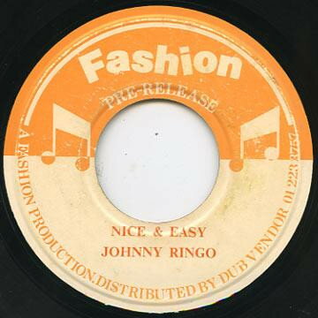 【中古】英7” Johnny Ringo / The Reprobates Nice &amp; Easy / Chapter II FAD7008 Fashion Records ..