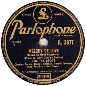 【中古】英78RPM/SP Ink Spots Melody Of Love / Am I Too Late R3977 PARLOPHONE /00500