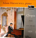 【中古】独LP Frederic Chopin - Adam Harasie Etudes Op. 10 and Op. 25 875051CY Fontana...