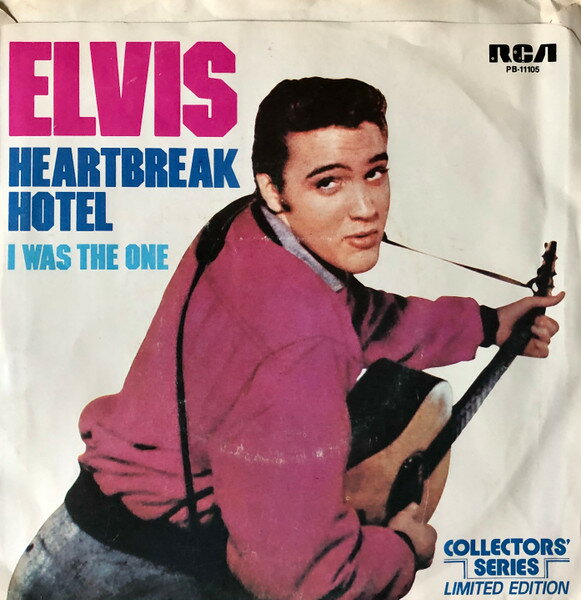 【中古】米7” Elvis Presley Heartbreak Hotel PB11105 RCA /00080