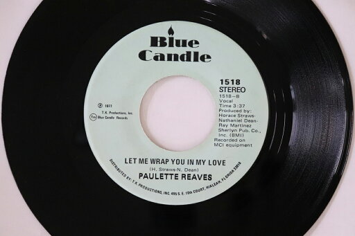 【中古】米7” Paulette Reaves Your Real Good Things About To Come To An End / Let 1518 Blue Candle /00080 【中古】米7” Paulette Reaves Your Real Good Things About To Come To An End / Let 1518 Blue Candle /00080