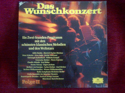 【中古】独2discs LP Various Das Wunschkonzert Folge II 2721084 Deutsche Grammophon /00660