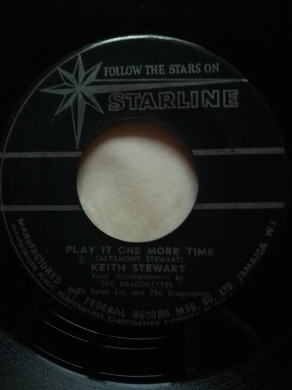 【中古】ジャマイカ7” Keith Stewart Play It One More Time / You Dont Have To Cry NONE Starline /00080